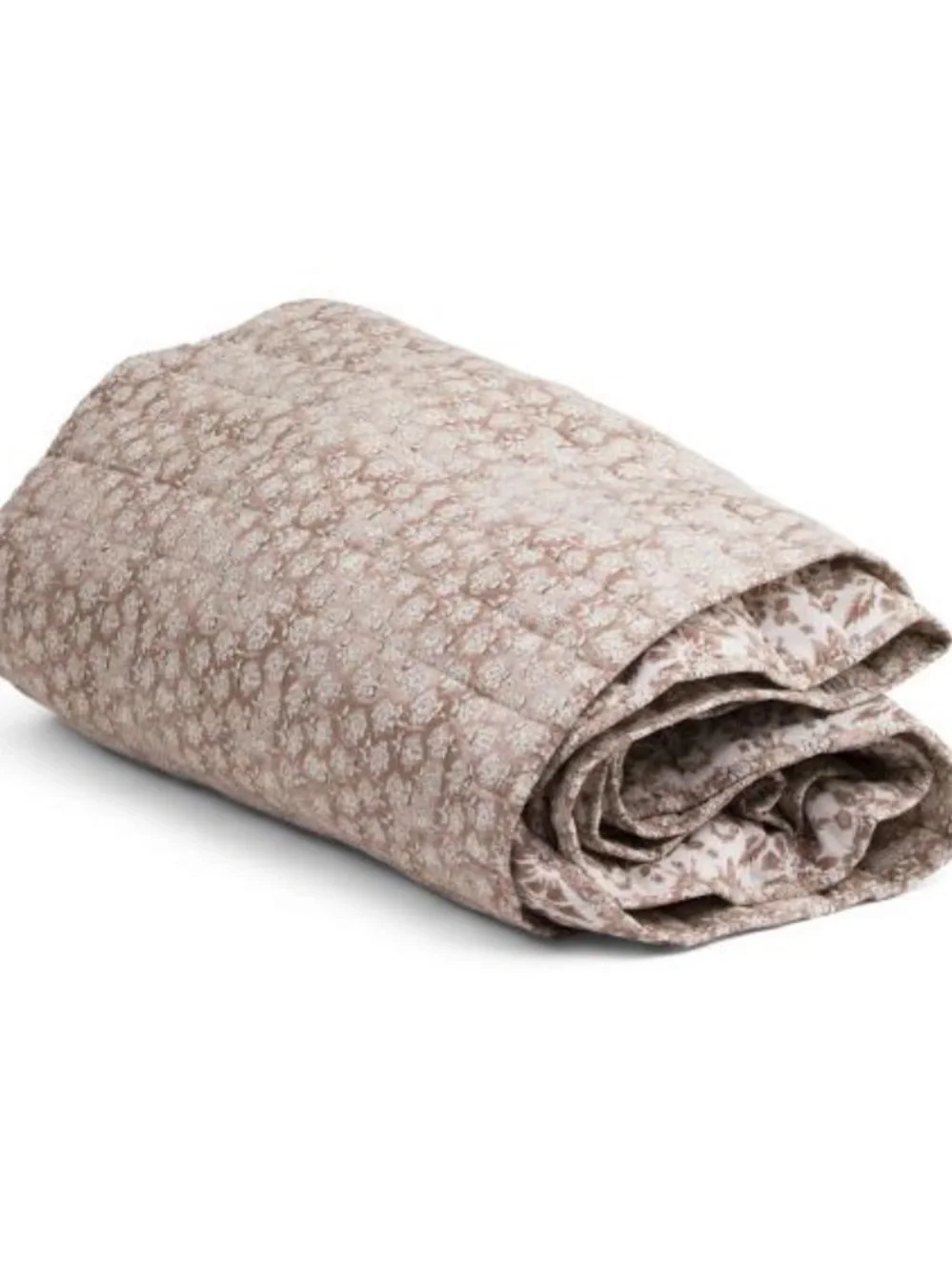 Rachel Zoe 3-Piece Reversible Quilt Set - Taupe Floral
